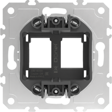 Опорная плата для установки телефонных/компьютерных разъемов (двойная), серия DB