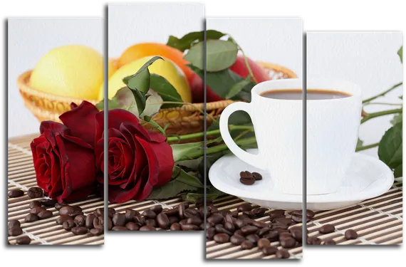 Модульная картина "Кофе в постель"