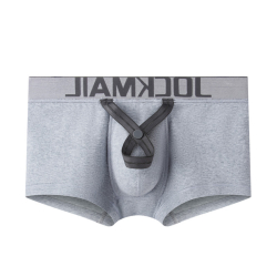 Мужские трусы хипсы серые JOCKMAIL JM6032-3