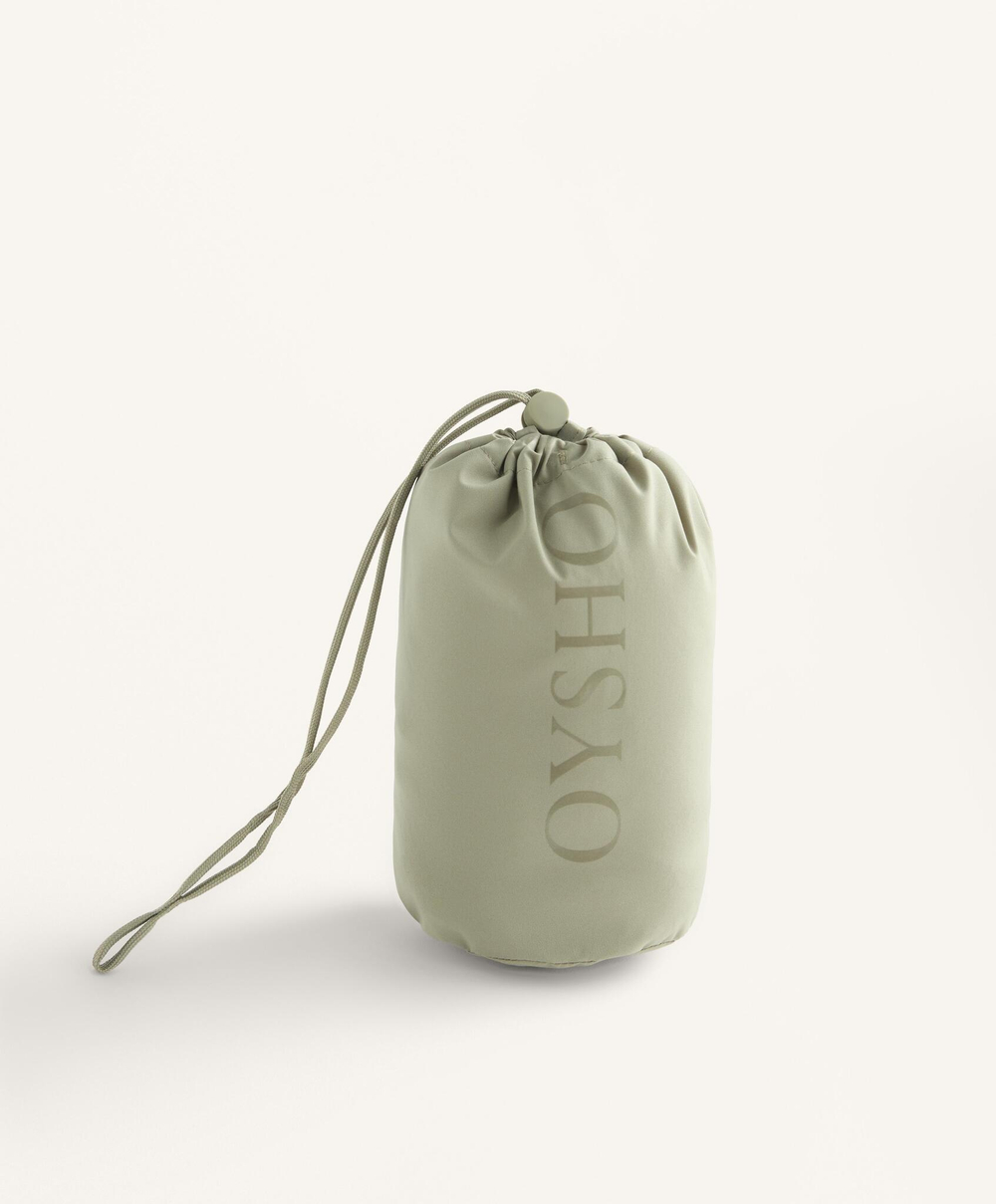 Oysho Ультралегкий компактный плащ, светлый хаки