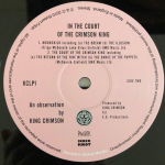 King Crimson / In The Court Of The Crimson King (LP)