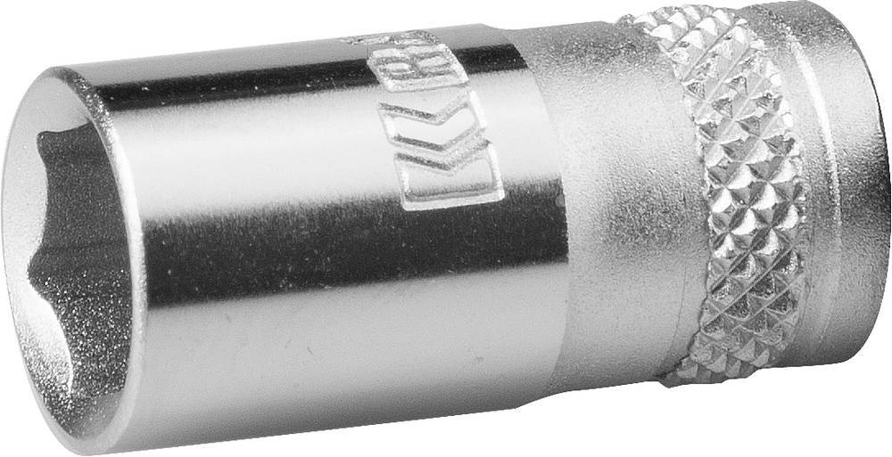 Торцовая головка KRAFTOOL ″INDUSTRIE QUALITAT″, Cr-V, FLANK, хромосатинированная, 1/4″, 8 мм