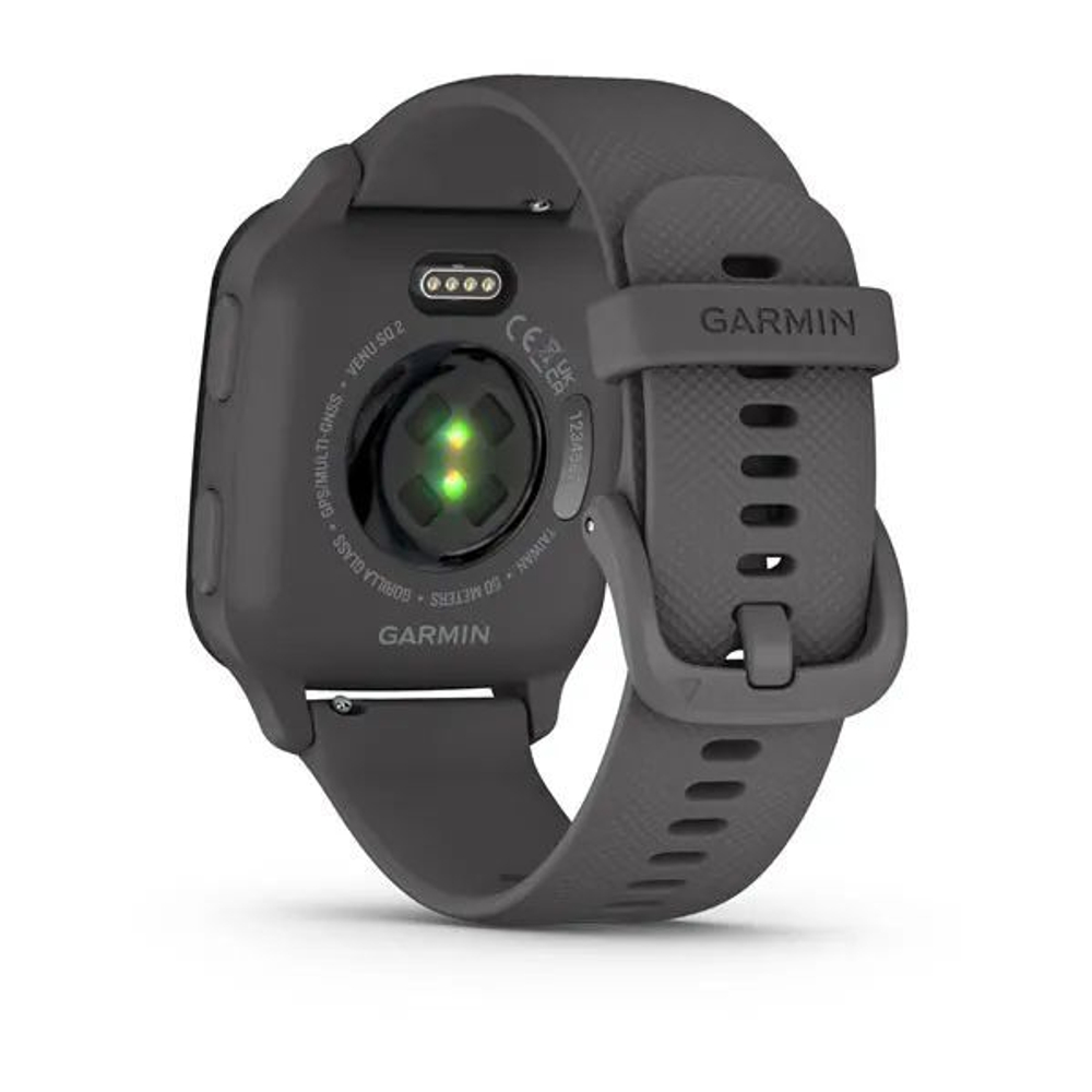 Смарт часы Garmin Venu Sq 2 серый с серым алюминиевым безелем