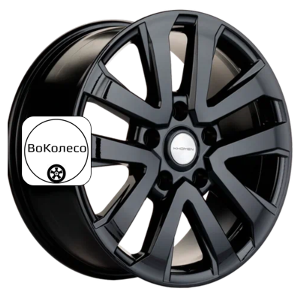 8,5x20/5x150 ET45 D110,1 KHW2003 (LX570/LC100/LC200) Black Khomen Wheels