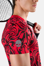 Мужская теннисная футболка  HYDROGEN CHROME TECH TEE (T00708-002)