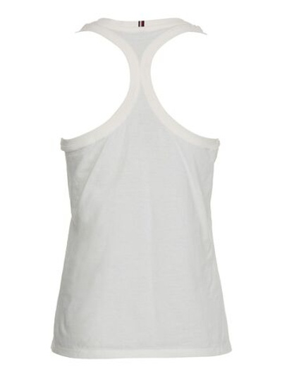 Женский топ теннисный Tommy Hilfiger Regular Tank Top - ecru