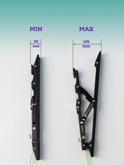 Кронштейн для телевизора NB наклонный диагональ 32"-55"