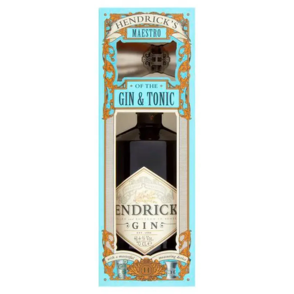 Hendrick’s с джиггером 0,7 л. в подарочной коробке