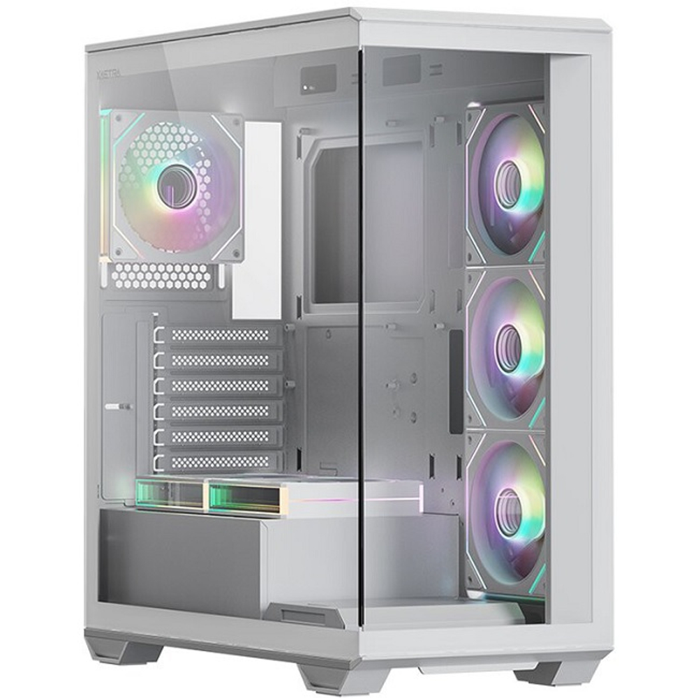 Корпус Midi-Tower XASTRA Q600 6ARGB-C10-UC White (Q600-6FM12A-C10-UC-WH)