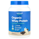 Nutricost, Органический сывороточный протеин, французская ваниль, 907 г (2 фунта)