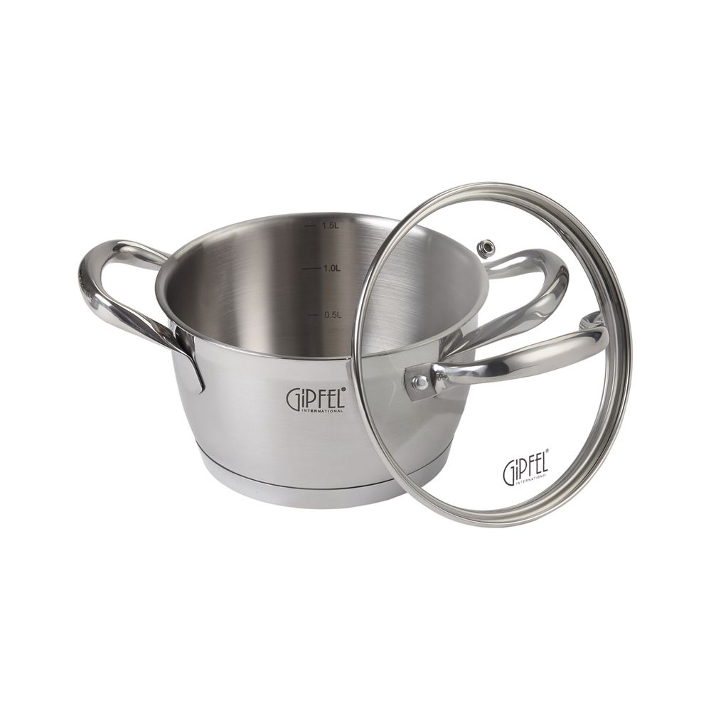 Кастрюля из нержавеющей стали Gipfel Era 1376 16 см/1,4 л
