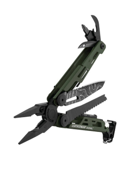 Мультитул Leatherman Signal, 19 функций, зеленый, нейлоновый чехол