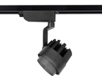 Трековый однофазный светодиодный светильник GL6107 BK черный LED 10W 4200K 24°