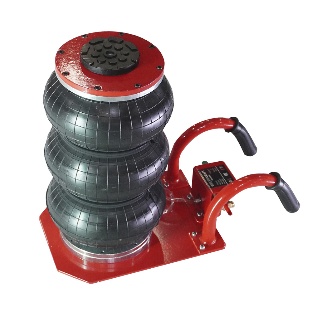 WDK-81813A Домкрат пневматический 3т, 145-440 мм, с короткими ручками