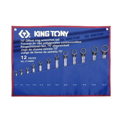 KING TONY (1712MRN) Набор накидных ключей, 6-32 мм, 12 предметов
