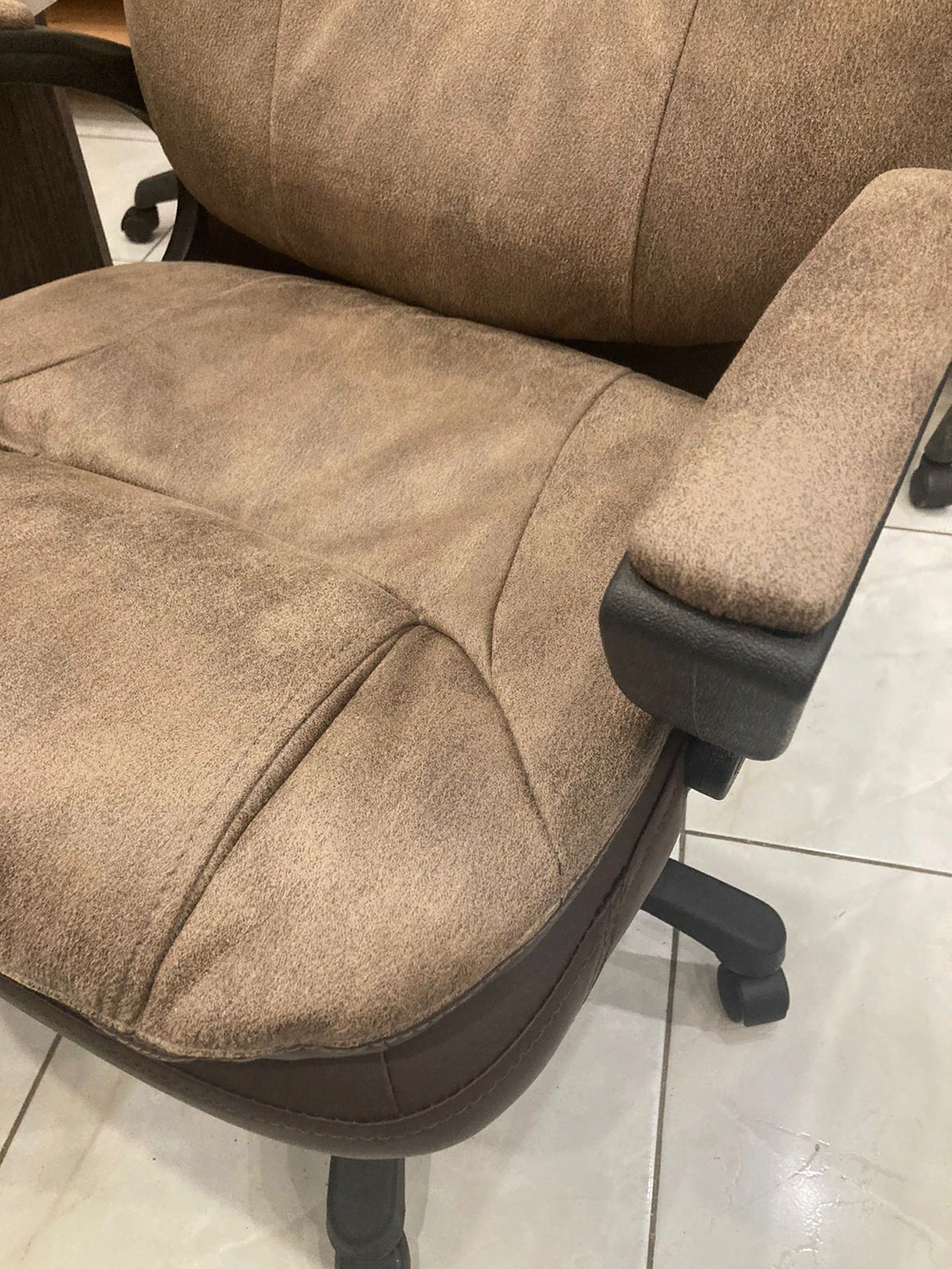 Кресло Фортуна-5 (50) нубук коричневый Мех качания п Директор