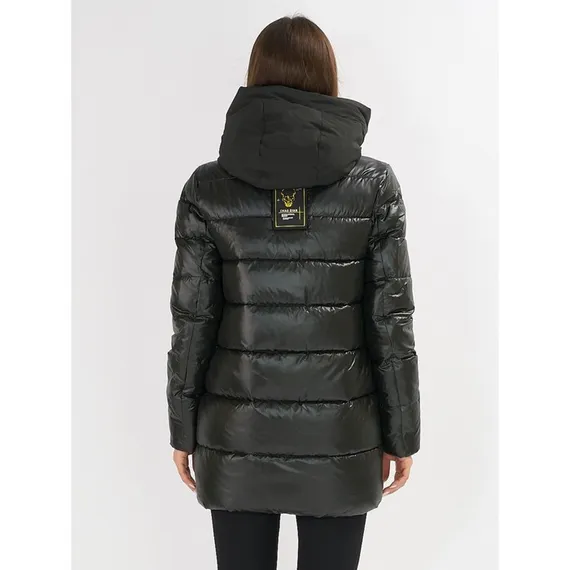 Куртка зимняя болотного цвета, размер 42