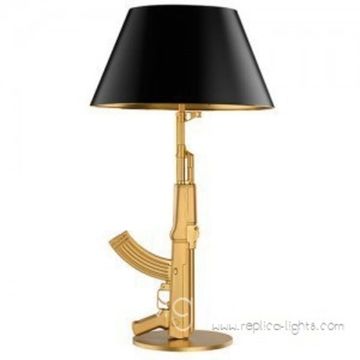 replica   Gold Gun Table Lamp