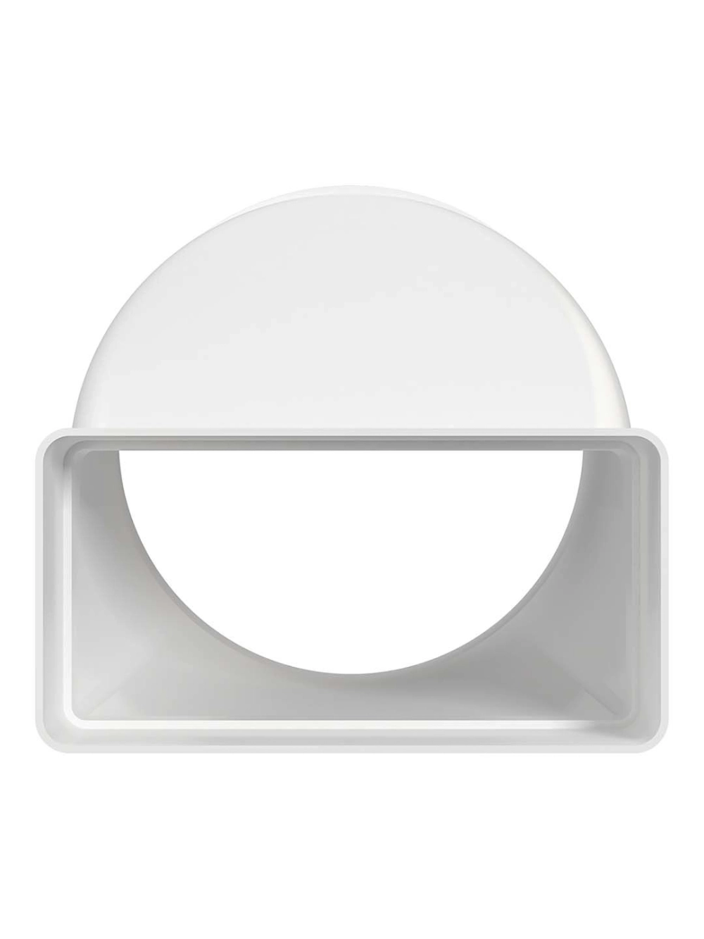 Соединитель 60х120/D125 эксц плоский/круглый 612СП12,5КП ERA