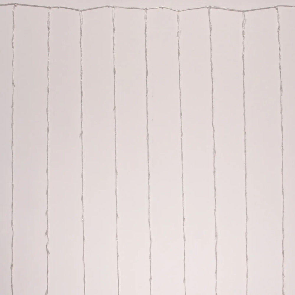 Гирлянда для дома ЗАНАВЕС «Водопад» ш3,0* в2,5 м 360 ламп LED, прозрач.пров, 8 реж, IP-20, Теплый белый (возможность соединения)