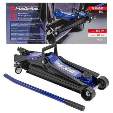 Домкрат подкатной гидравлический Forsage 3т
