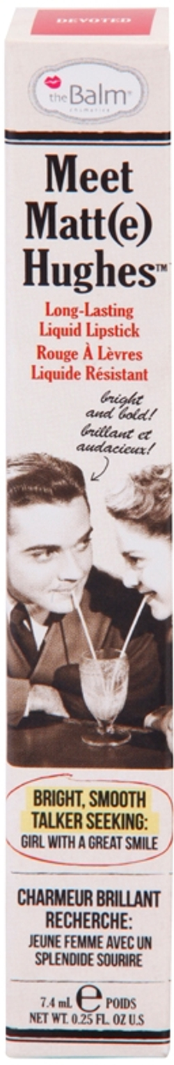 theBalm Meet Matt(e) Hughes Long Lasting Liquid Lipstick - Долговременная жидкая помада оттенок Devoted, 7 ml