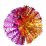 Украшение фольгированное «Снежный шар» d-30 см, Мультицвет