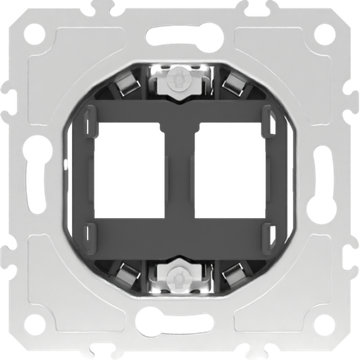 Опорная плата для установки телефонных/компьютерных разъемов (двойная), серия DB