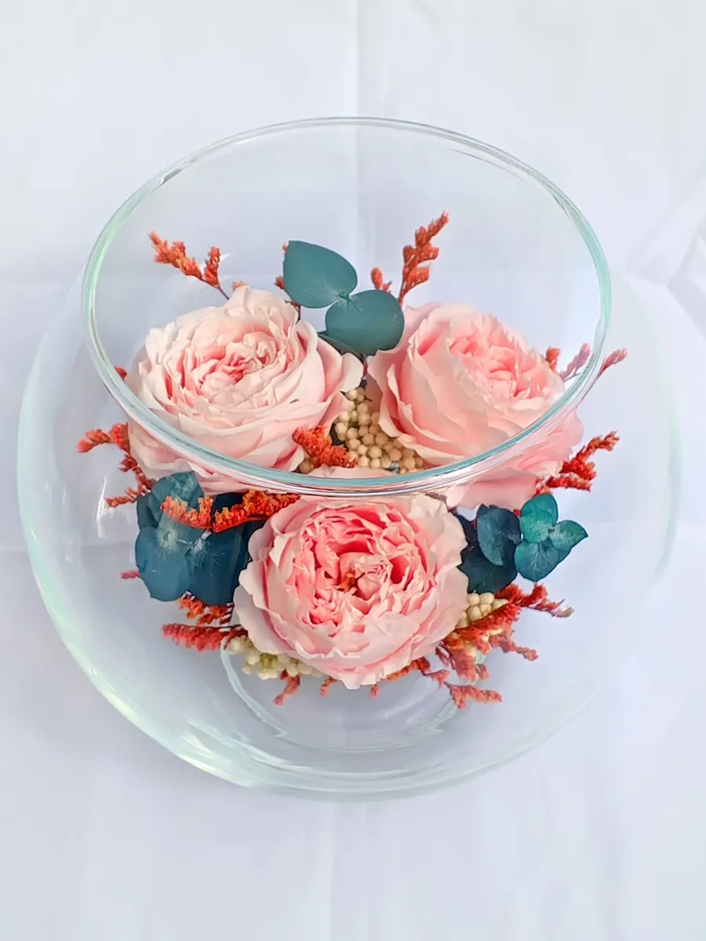 натуральные пионы в стекле, вакуум*