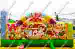 Коммерческий надувной батут "Конфетная страна" 6*5*2,8 м