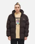 Купить Пуховик Anteater AW25 Downjacket Hooded Crispy коричневый Пуховик Anteater AW25 Downjacket Hooded Crispy коричневый