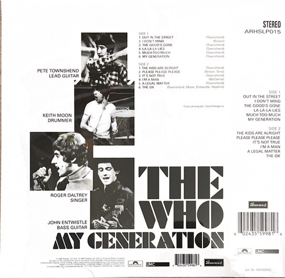 The Who / My Generation (LP)