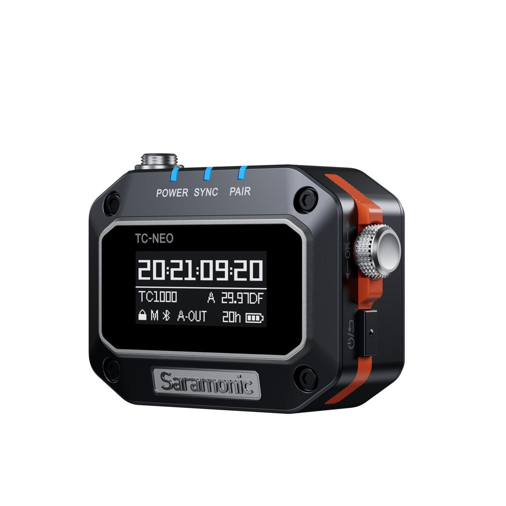 Генератор тайм-кода Saramonic TC-NEO Kit с выходом TRS 3,5 мм, Bluetooth 5.0, RF 2.4 ГГц, 3 шт+чехол