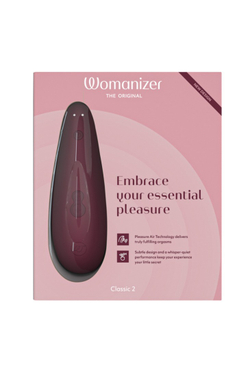 Бесконтактный клиторальный стимулятор Womanizer Classic 2 бордовый