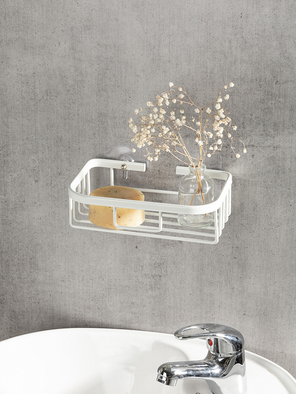 Держатель навесной DeNASTIA Алюминий 18x12x5