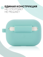 Чехол КАРТОФАН для Apple AirPods Pro (арт. AIRPRO-SLIM-SILICON-01-COASTBLUE)