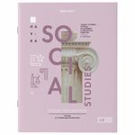 Тетрадь предметная со справочным материалом VISION 48 л., обложка картон, ОБЩЕСТВОЗНАНИЕ, клетка, BRAUBERG, 404250