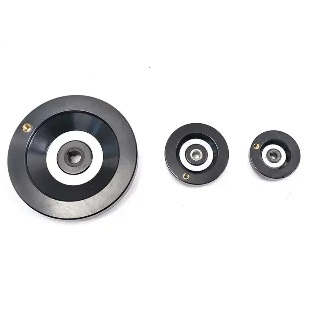 Маховик бакелит 80х10х3мм (Dxdxb) цельнолитой, складная ручка