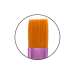 Кисть для рисования Basir художественная, нейлон, плоские, № 4,6,8,10,12, набор из 5 шт