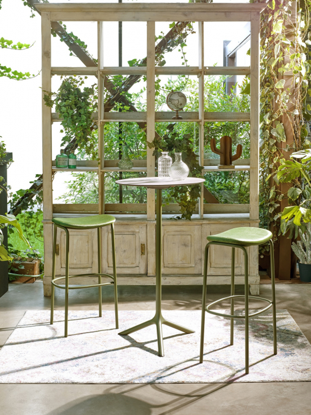 Стол ламинированный барный складной Scab Design Tripe Folding, оливковый, тортора