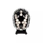 Дровяная банная печь Grill'D Cometa Vega 350 Short Window Max Stone (Серпентинит)