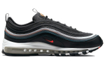 Nike Air Max 97 retro synthetic leather shock absorption, non-slip, wear-resistant, rebound low-top running shoes men's black