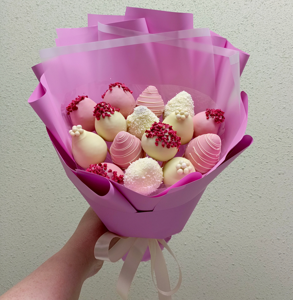 Букет из клубники " Нежное утро"