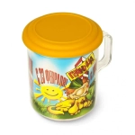 Термокружка 23 февраля 0,4л с крышкой (комплект 19 шт)