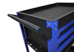 Инструментальная тележка GW-3ST Blue (Great Wolf) с полкой и тремя ящиками
