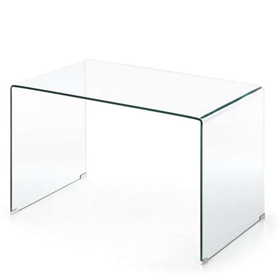 Стеклянный письменный стол Glass 125х70 см | Купить в Hallberg.ru