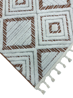 Ковер Vicenza B0142A Cream/Orange Прямоугольник