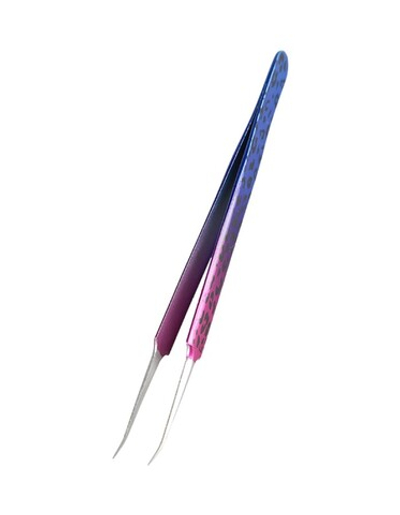 Shine Systems Пинцет металлический с цветным принтом