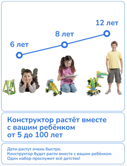 Конструктор электронный программируемый 560 деталей для робототехники лего