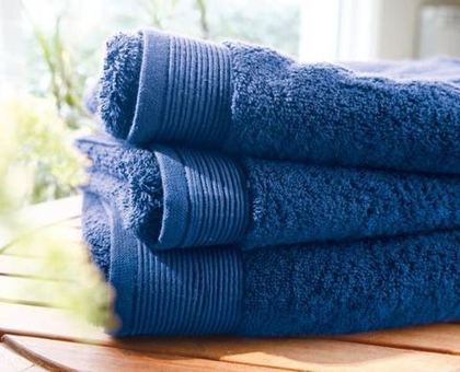Полотенце UNI BLEU ROYAL Blanc des Vosges 70x140 Синий